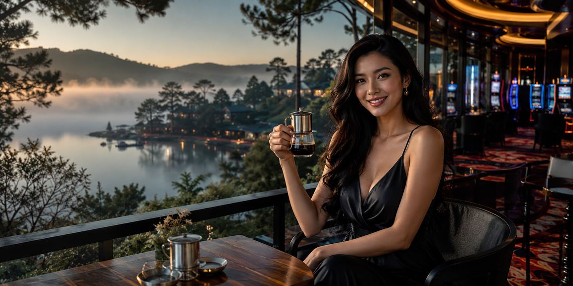 Đà Lạt và cà phê minh họa trải nghiệm đọc thông tin giải trí thong thả