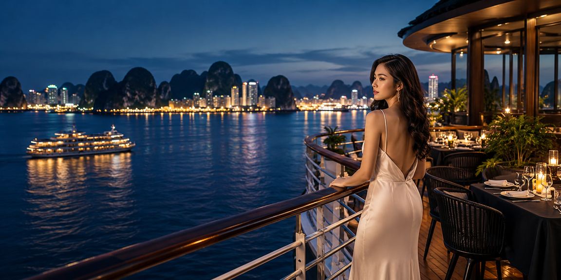Vịnh Hạ Long và ly cà phê minh họa cách người Việt đọc thông tin giải trí